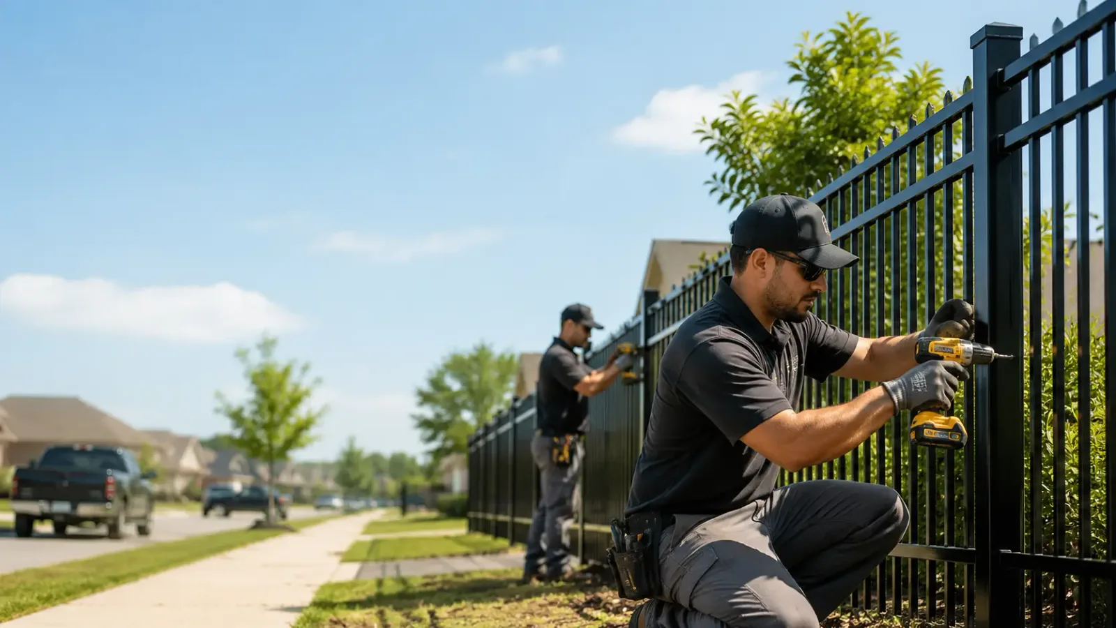 Metal Fence Installation in Paint Bank, VA
